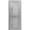 Sartodoors Solid French Door 32 x 80in, Light Grey Oak W/ Frosted Glass, Single Regular Panel Frame Trims Handle VEREGIO7288ID-OAK-32 - alternate 1